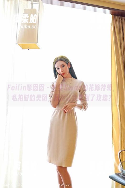 Feilin嗲囡囡-史雯Swan Feilin嗲囡囡 - 史雯Swan的花嫁特辑,私拍时的美图,居然让我想到了玫瑰?