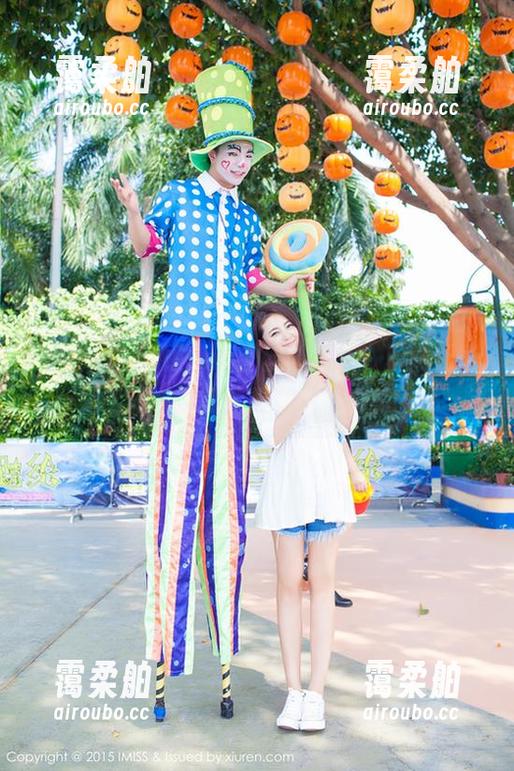 爱蜜社 - 于姬Una的丝袜是画，居然无圣光！没有最美，只有更美的美图！