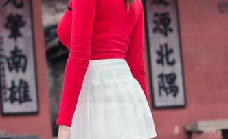 魔镜街拍 - 这个冬天必备！婷婷的肉丝圣诞美图，壁纸再也不单调！